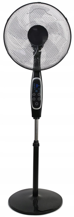 Wentylator 60W podłogowy Blow czarny + pilot