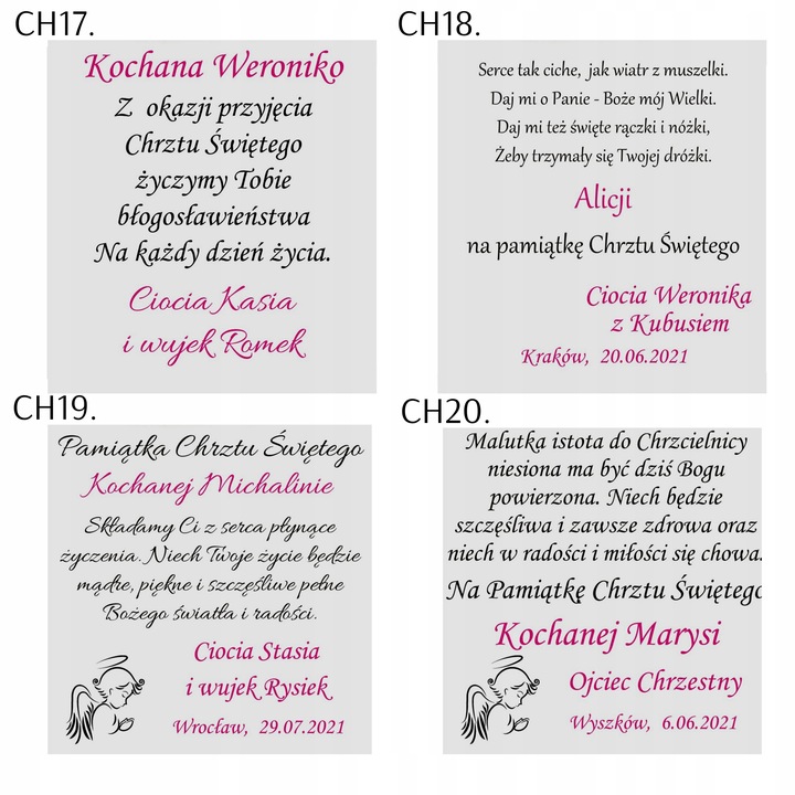 Srebrna Bransoletka KOMUNIA GRAWER CHRZEST 925