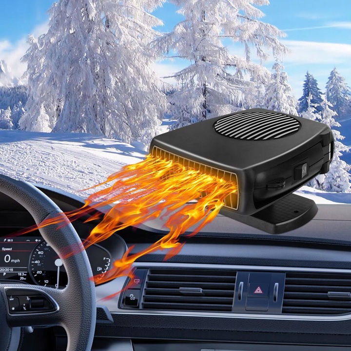 12V 200W PODGRZEWACZ SAMOCHODOWY PRZENOŚNY TERMOWENTYLATOR SAMOCHODOWY