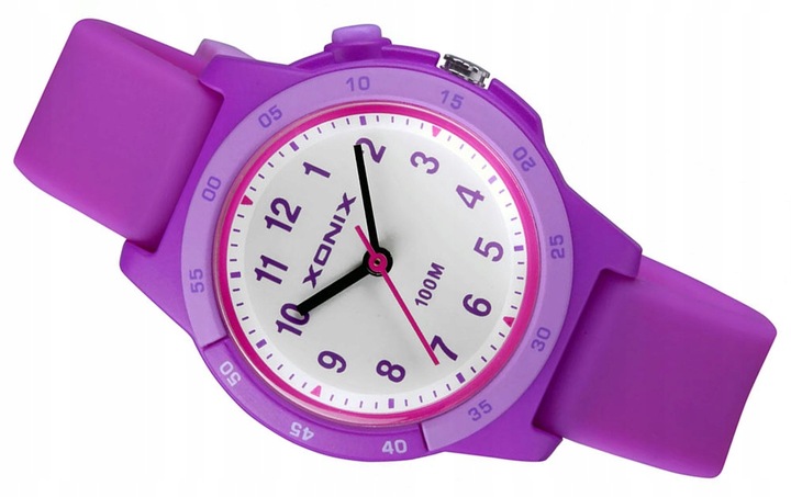 Wodoszczelny Mały Analogowy Zegarek Dla Dziecka XONIX z Podświetleniem
