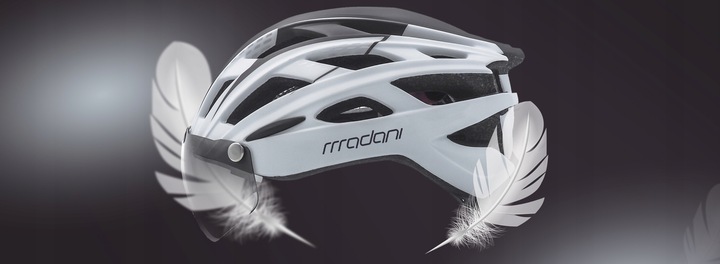 Kask rowerowy z szybą HT19 - madani