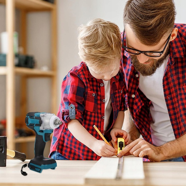 KLUCZ UDAROWY AKUMULATOROWY BEZSZCZOTKOWY DO MAKITA 18V 650NM 1/2'' 5500mAh