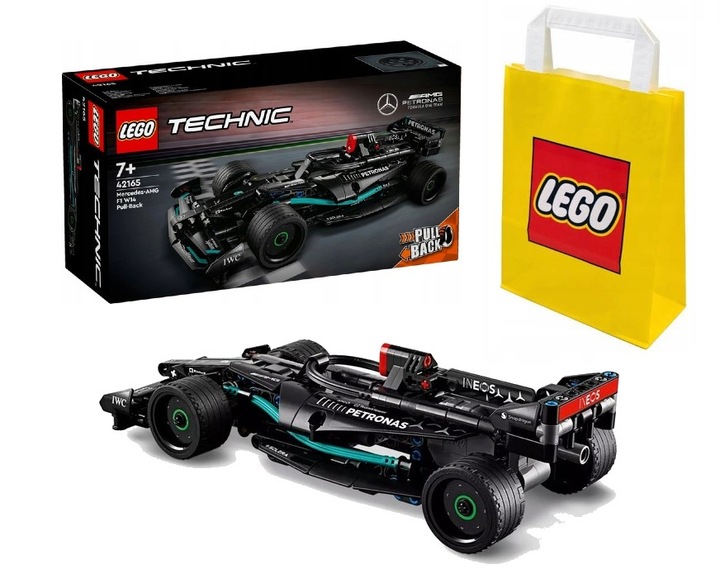 LEGO TECHNIC 8+ AUTO SAMOCHÓD WYŚCIGOWY MERCEDES- AMG F1 W14 E 42165