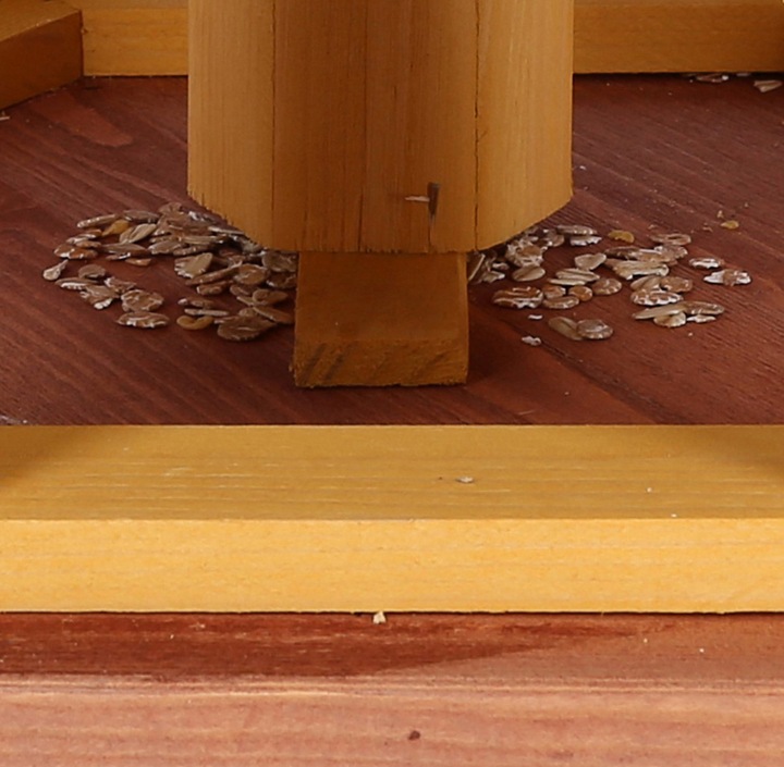 Karmnik dla ptaków drewno z wsypem Karmniki KW60