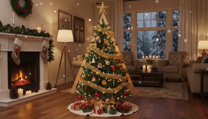 CHOINKA STELAŻ DREWNIANA 102cm ŚWIĘTA STROIK BAZA DO KOMPOZYCJI- XXXXL