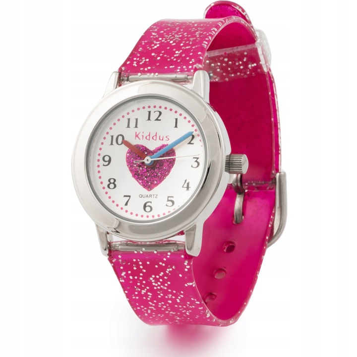 Kiddus zegarek dziecięcy Heart Glitter