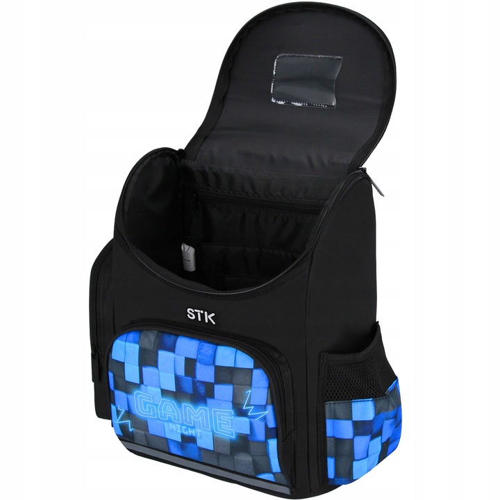 TORNISTER PLECAK SZKOLNY DLA CHŁOPCA GRACZA PIXEL GRA NIEBIESKI PAD W PADY