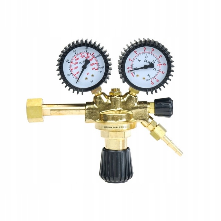 REDUKTOR Ar/CO2 DWUTLENEK ARGON MIX MIESZANKA