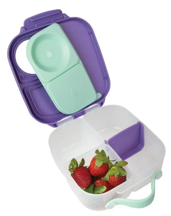 Mini Lunchbox śniadaniówka Lilac Pop b.box Pojemnik 1L Przegrody 1000 ML