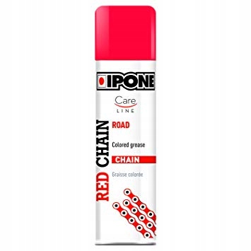 Smar Do Łańcucha IPONE SPRAY RED CHAIN (Careline) Kolor Czerwony Poj.:250ml