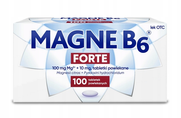Magne B6 Forte 100 tabletek magnez