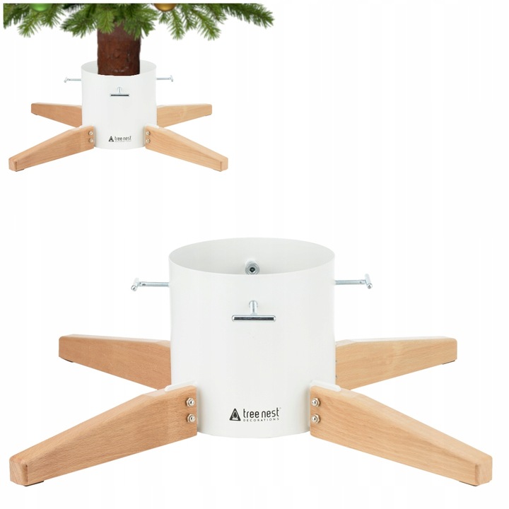 Stojak pod choinkę duży na drzewko choinkowy z pojemnikiem na wodę 3,2l