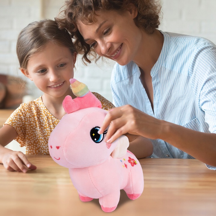 PLUSZOWY JEDNOROŻEC Z TOREBKĄ PLUSZOWA MASKOTKA PRZYTULANKA PLUSZAK UNICORN