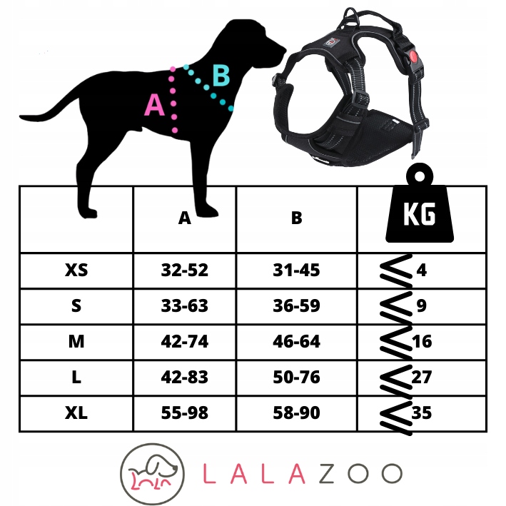 SZELKI BEZUCISKOWE dla dużego psa typu GUARD ELITE XL dla owczarka czar