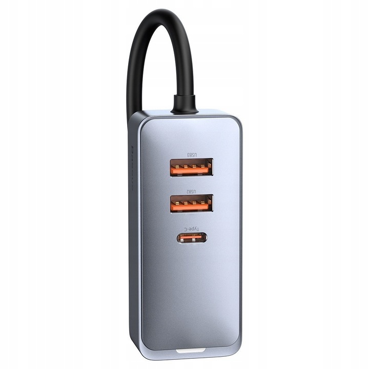 Ładowarka samochodowa Baseus Share Together 2x USB, 2x USB-C, 120W