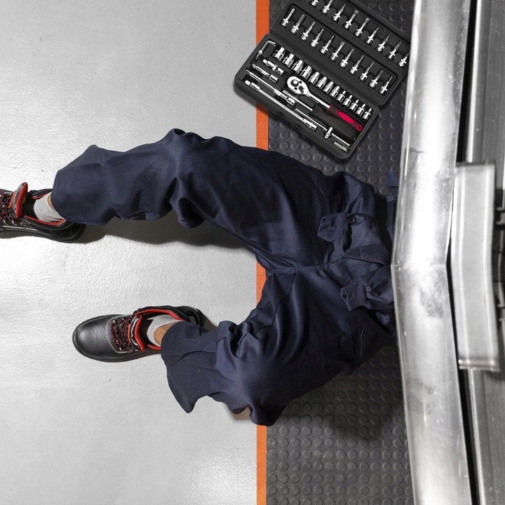 ZESTAW KLUCZY NASADOWYCH NARZĘDZIE NASADOWE GRZECHOTKA NASADKI 46 EL BITY