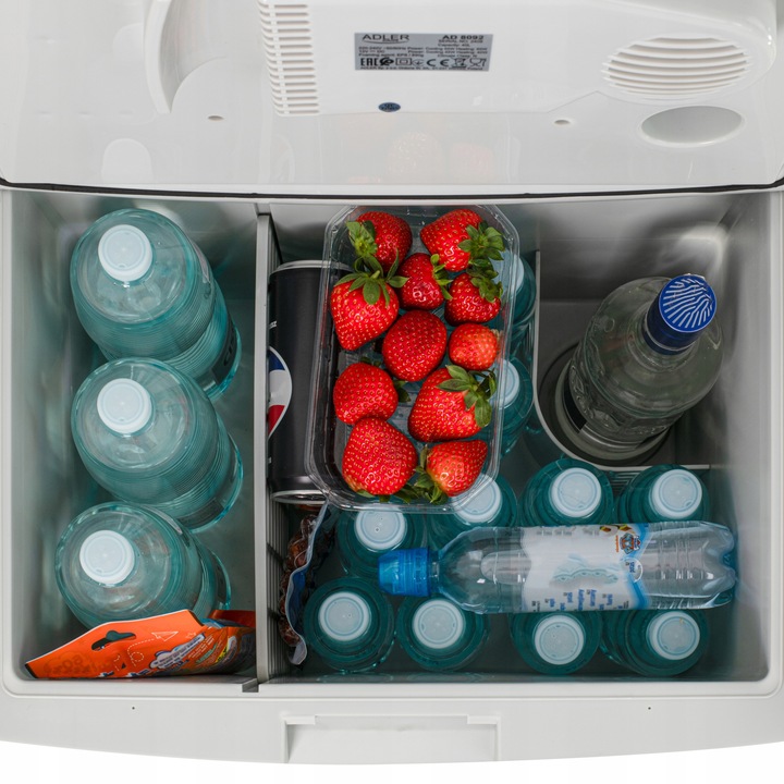 Lodówka turystyczna samochodowa AC/DC 40L chłodzenie grzanie Adler AD 8092