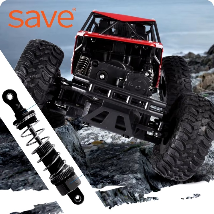 Samochód Zdalnie Sterowany Terenowy 4x4 Auto Na Pilota Z KOŁAMI GĄSIENICAMI