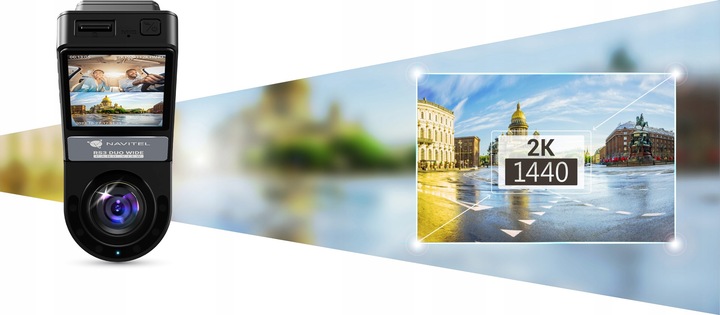 Wideorejestrator Navitel RS3 Duo Wide