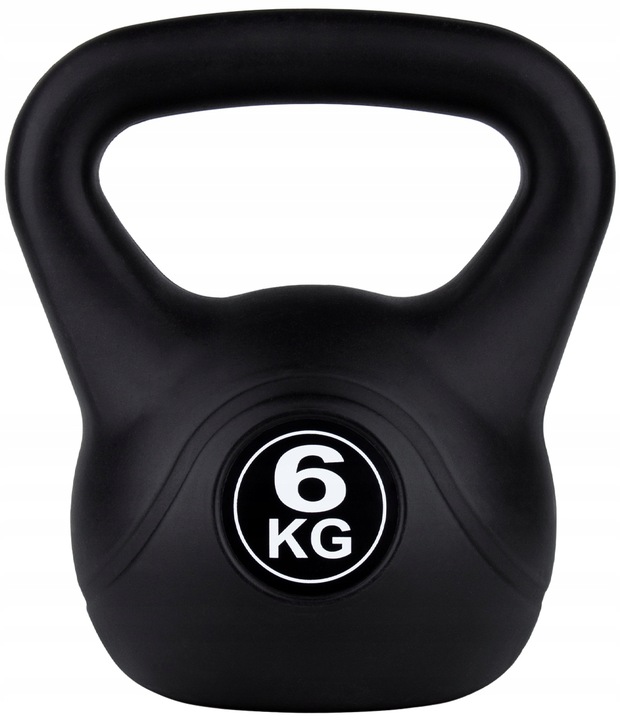 KETTLEBELL KETTLE ODWAŻNIK OBCIĄŻENIE DO ĆWICZEŃ FUNFIT GYM&FITNESS 6 kg