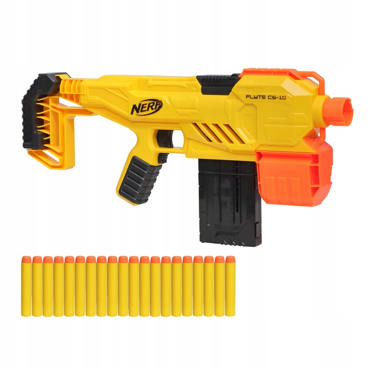 NERF STRIKE FLYTE CS-10 PISTOLET AUTOMATYCZNY plus 30 strzałek