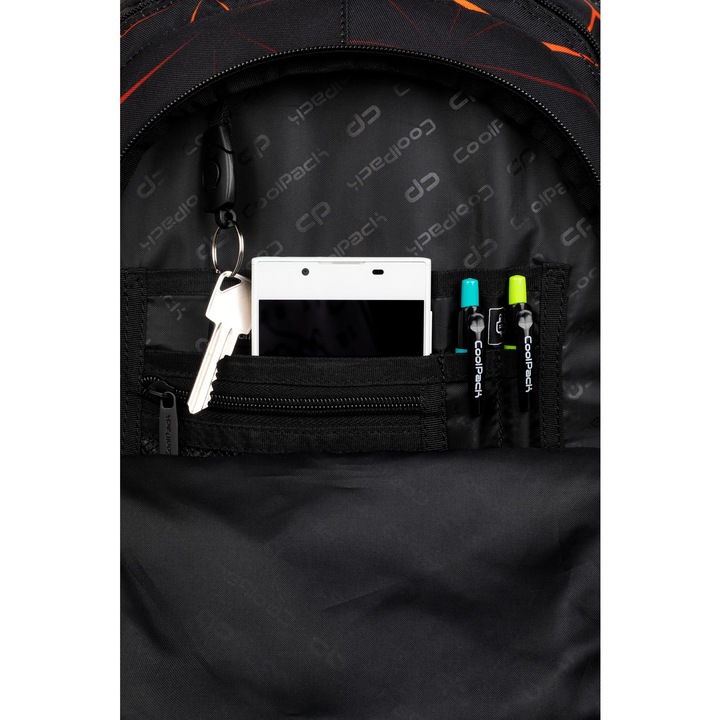COOLPACK PLECAK SZKOLNY MŁODZIEŻOWY CZARNY 3D