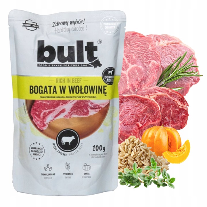 MOKRA KARMA DLA PSA BULT SASZETKI 30x 100g. MIĘSO ZESTAW MIX 6-SMAKÓW