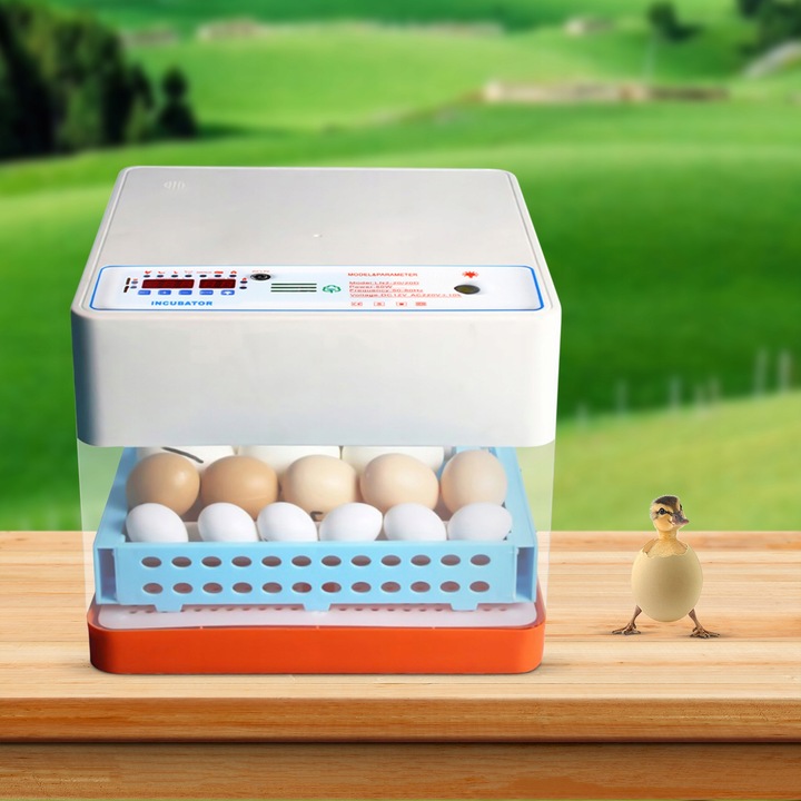 24-rolkowy inteligentny inkubator do jaj, automatyczny obrotowy inkubator