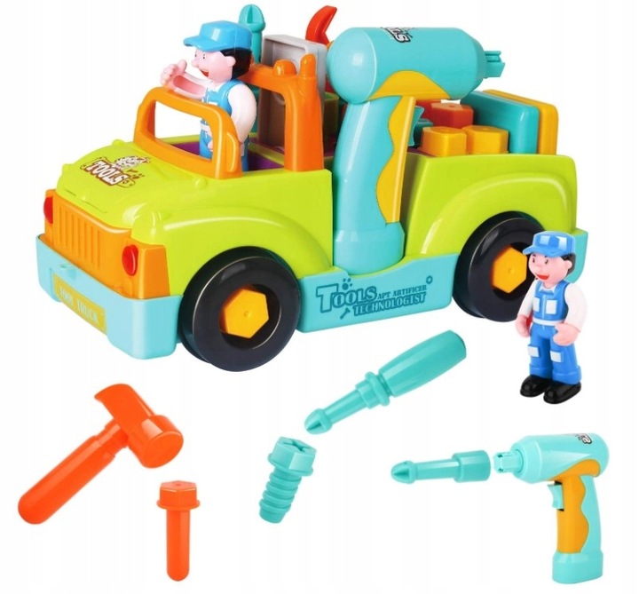 Auto do skręcania i rozkręcania mały mechanik jeździ gra interaktywny GRA