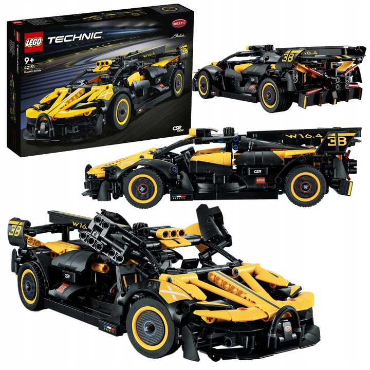 LEGO TECHNIC 42151 SAMOCHÓD WYŚCIGOWY BOLID BUGATTI AUTO SPORTOWE SPEED