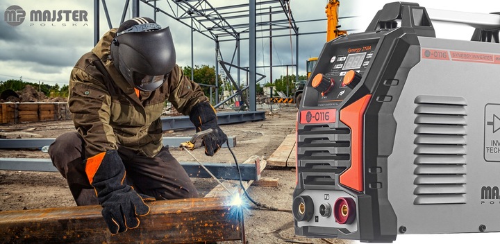Spawarka INWERTEROWA INWERTOROWA MIG FLUX MMA TIG migomat 210A SYNERGIA 210