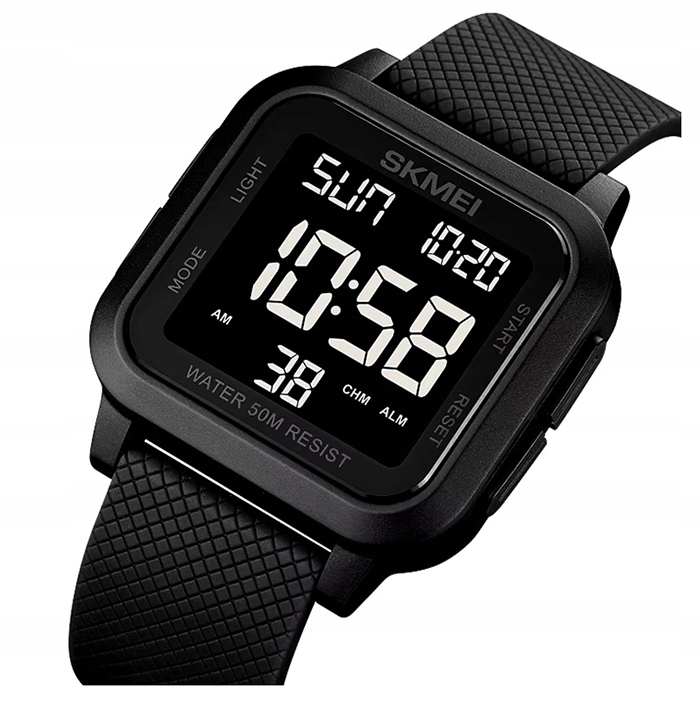 Zegarek męski SKMEI elektroniczny czytelna tarcza wiele funkcji