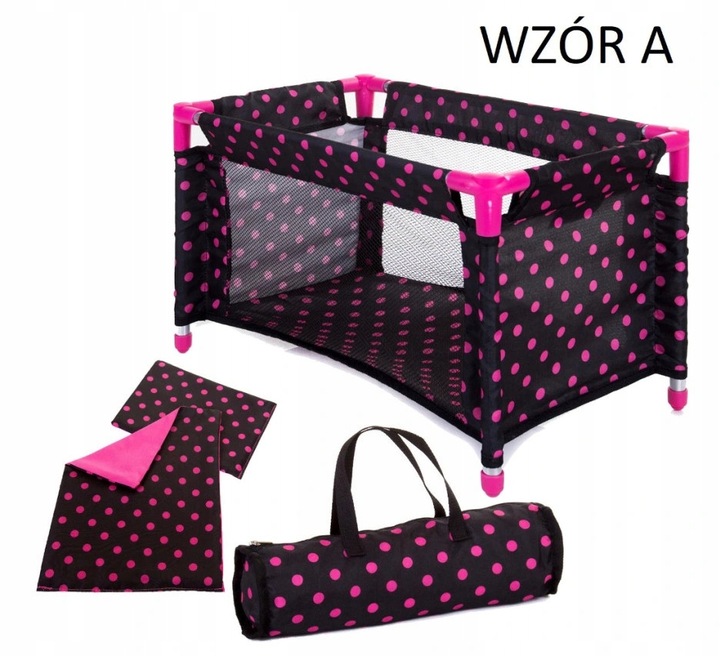Doris ŁÓŻECZKO DLA LALEK KOJEC + POŚCIEL + TORBA