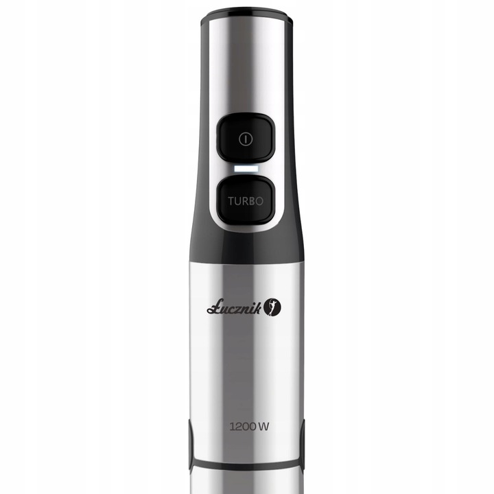 MOCNY BLENDER RĘCZNY ŁUCZNIK JK-1200 OSTRZE TYTAN TURBO KRUSZY LÓD 1200 W