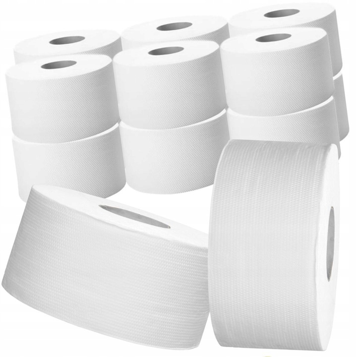 Papier toaletowy biały jumbo celuloza 100 m / 2 w, 12 szt.