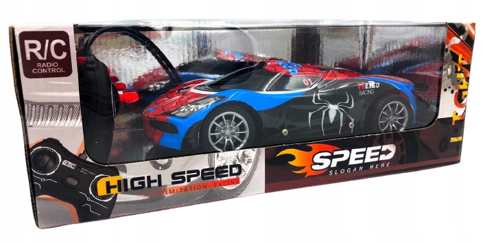 SAMOCHOD NA PILOT SPIDER MAN PAJĄK SPORT AUTKO KOLOROWE