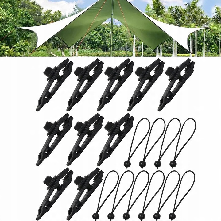 10X KLIPS DO PLANDEKI, ZACISK MARKIZY DO NAMIOTÓW, KLIPSÓW DO PLANDEKI