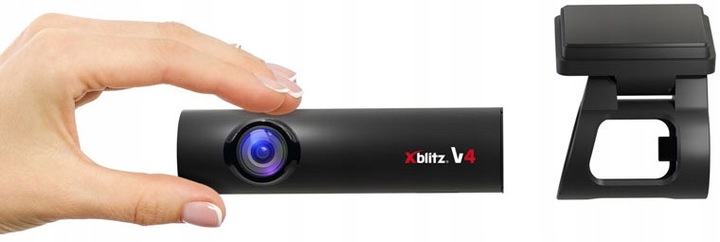 XBlitz V4 Professional 2.5K WiFi wideo-rejestrator DVR do auta +kamera tył