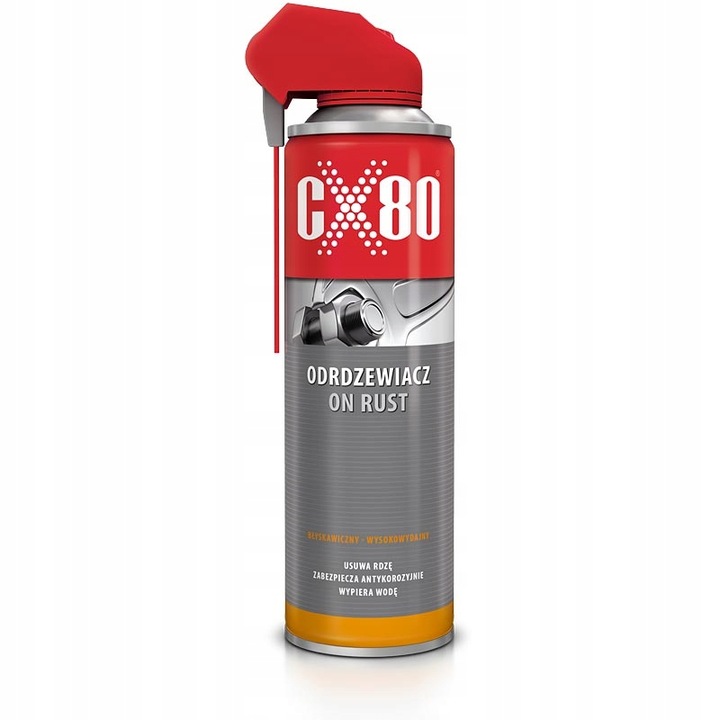 CX80 ON RUST ODRDZEWIACZ SPRAY BŁYSKAWICZNY 500ml