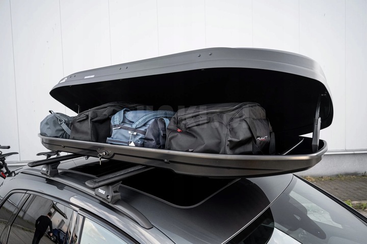 BAGAŻNIK DACHOWY BOX KUFER NA DACH HAKR MAGIC 450L 220x80x40 cm