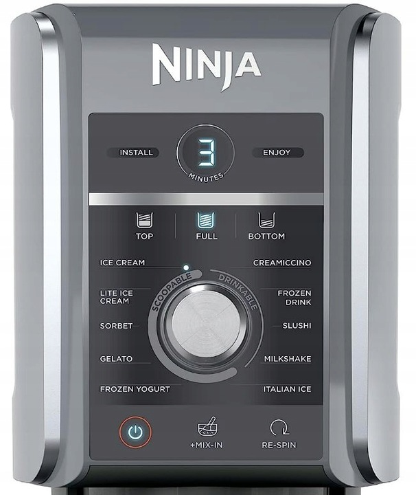 NINJA NC501EU CREAMi Deluxe Ice Cream Maker, urządzenie, maszyna do lodów