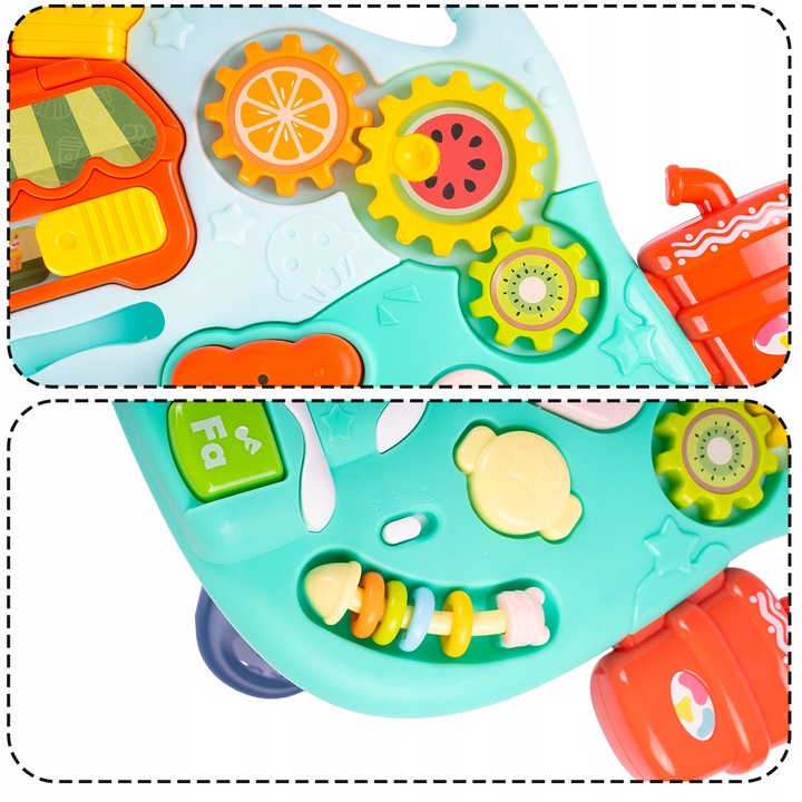 PCHACZ JEŹDZIK CHODZIK INTERAKTYWNY HULAJNOGA STOLIK 5w1 DLA DZIECI