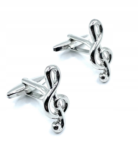 Spinki do mankietów DLA MUZYKA KLUCZ WIOLINOWY