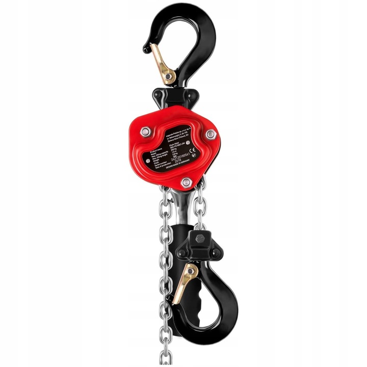 WCIĄGARKA ŁAŃCUCHOWA WCIĄGNIK 1,5 M. RĘCZNA MOCNA