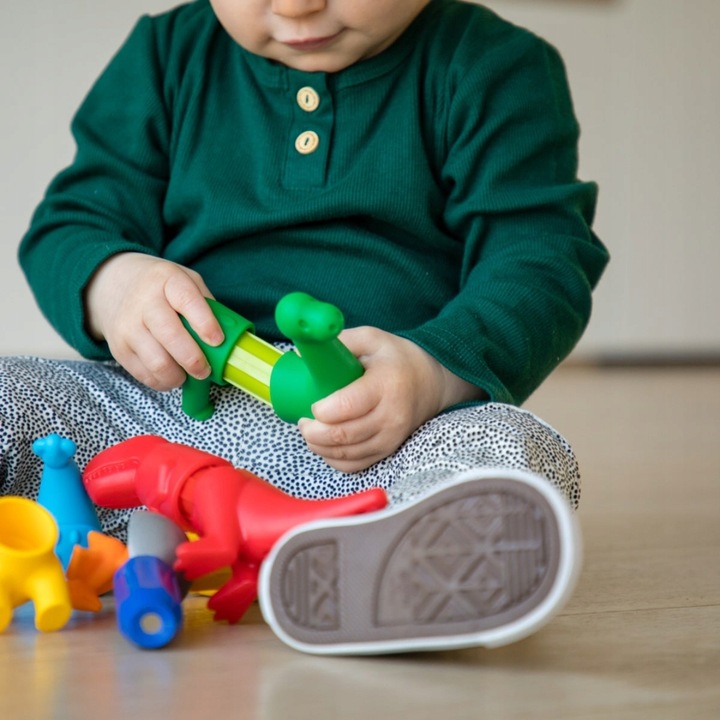 Pierwsze Klocki magnetyczne Smart Max IUVI Games - Dinozaury 14 elementów