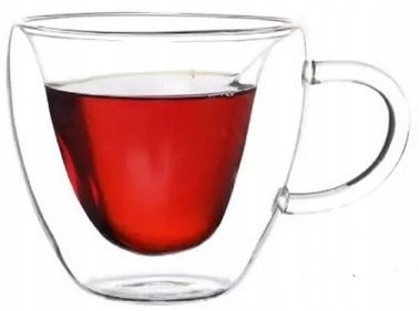 SZKLANKI FILIŻANKI TERMICZNE KUBKI DO HERBATY KAWY GRZAŃCA SERCA 250 ml