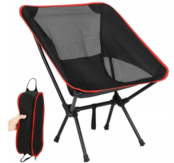 Krzesełko Maxima ultralekkie czarny