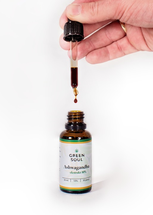 Ashwagandha Krople 10% Witanolidów Stres Spokój Pamięć Adaptogen Forte 30ml