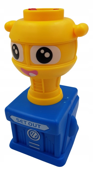 Wyrzutnia balonów autek rakiet ZIELONY POTWOREK