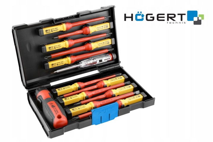Wkrętaki izolowane 1000V 13 el. Hogert